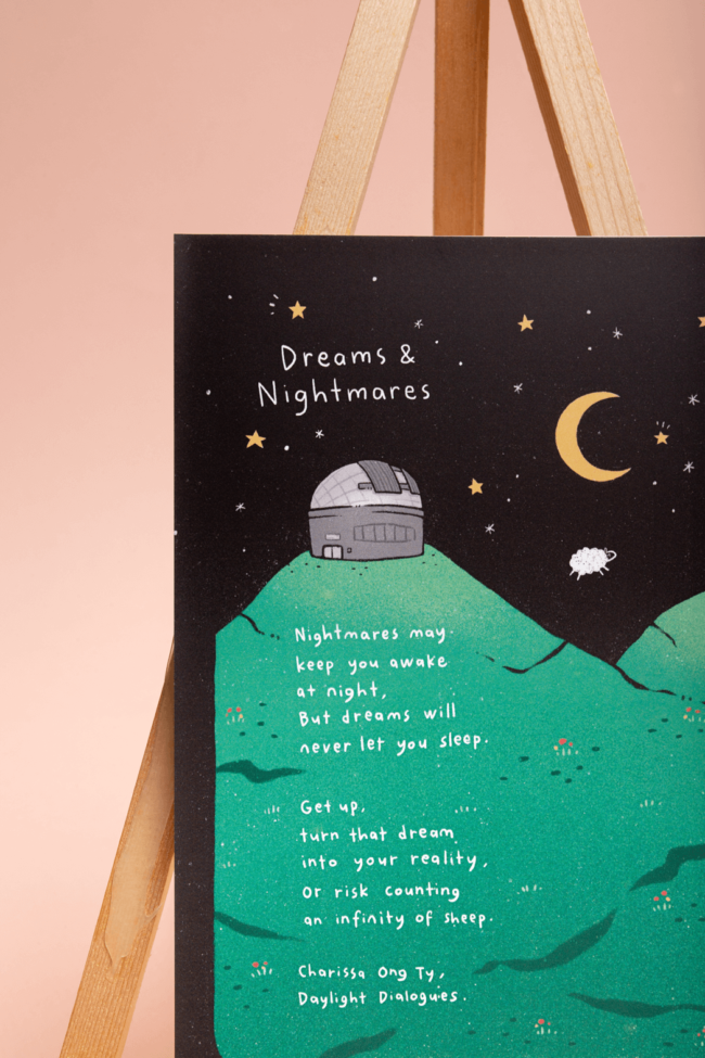 Dreams and Nightmares Penwings Postcard