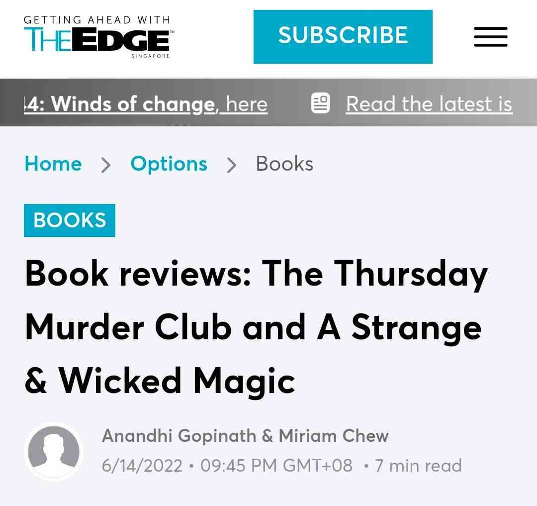 The Edge Singapore Book Review